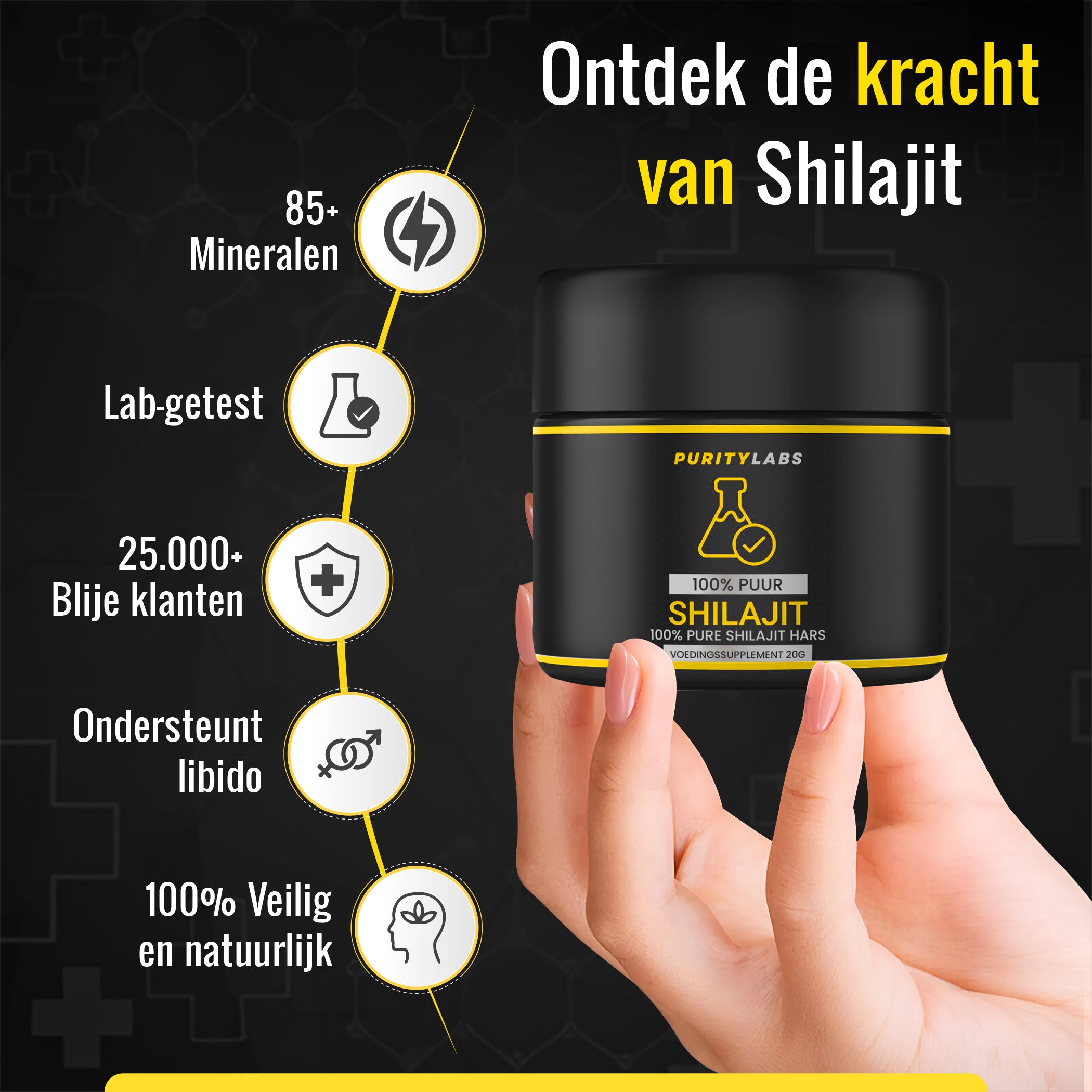 Shilajit Resin 1+1 GRATIS (Aanbod Verloopt Om Middernacht)