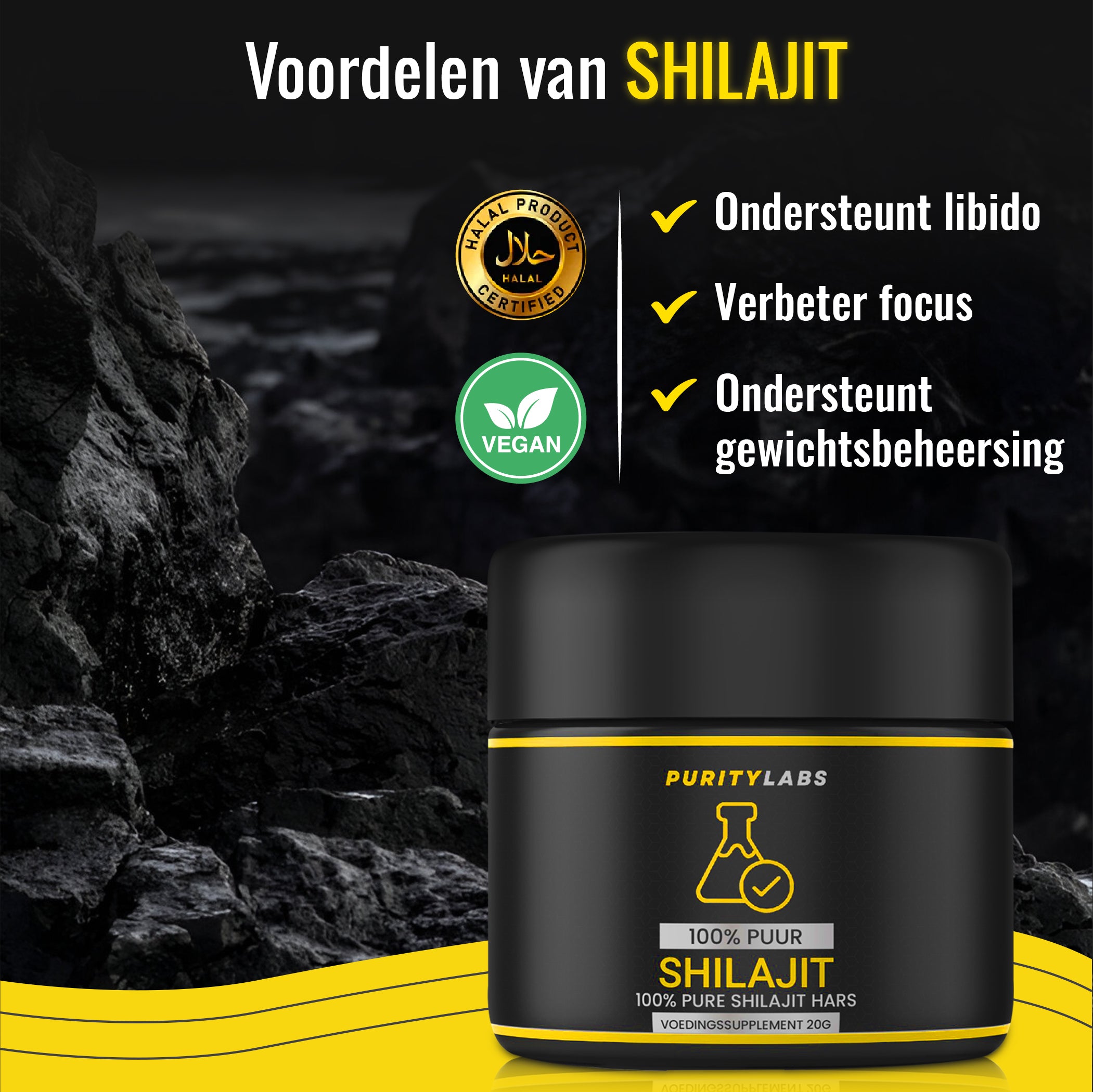 Shilajit Resin 1+1 GRATIS (Aanbod Verloopt Om Middernacht)