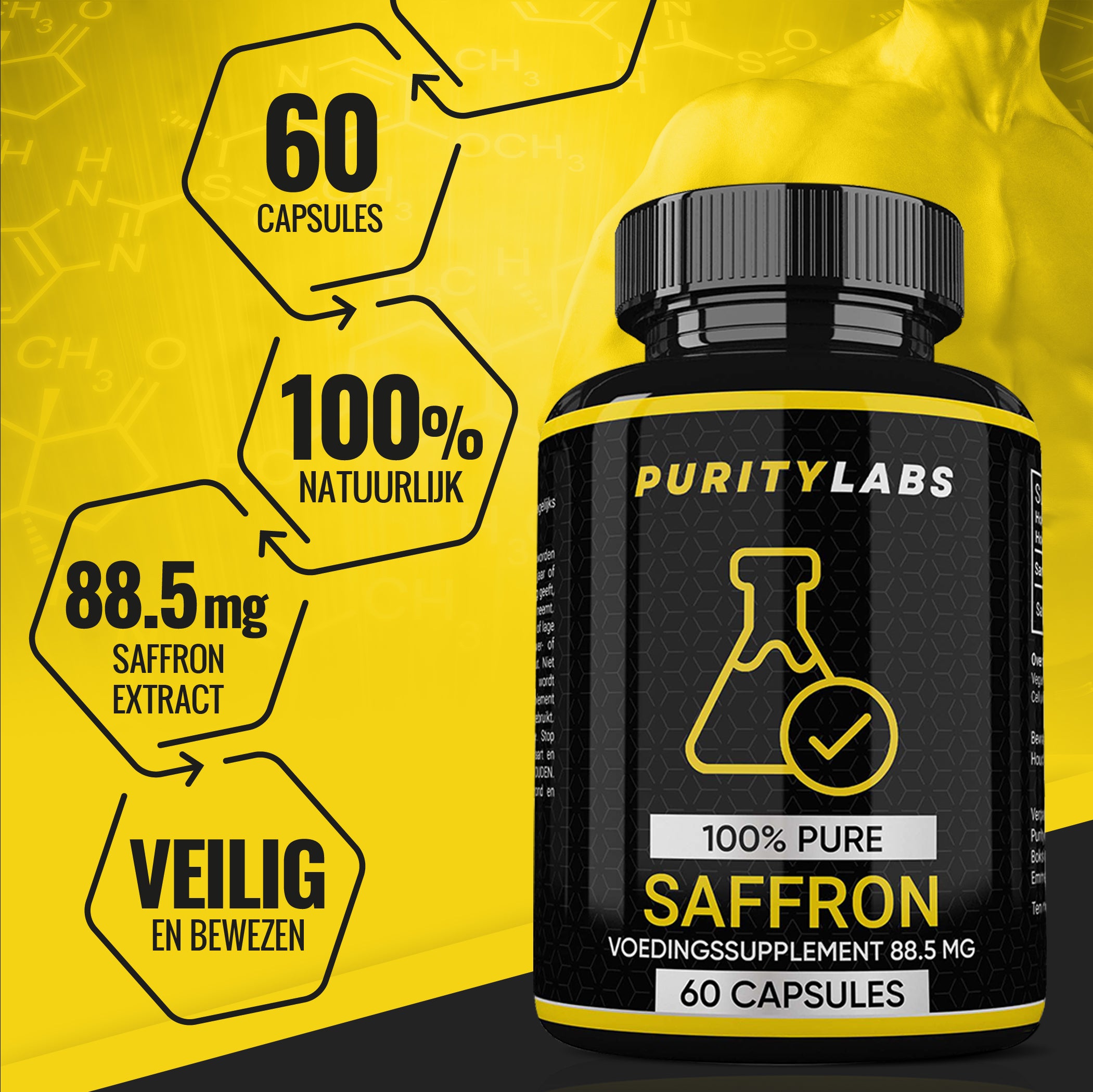 PurityLabs Saffraan - 4 Pack