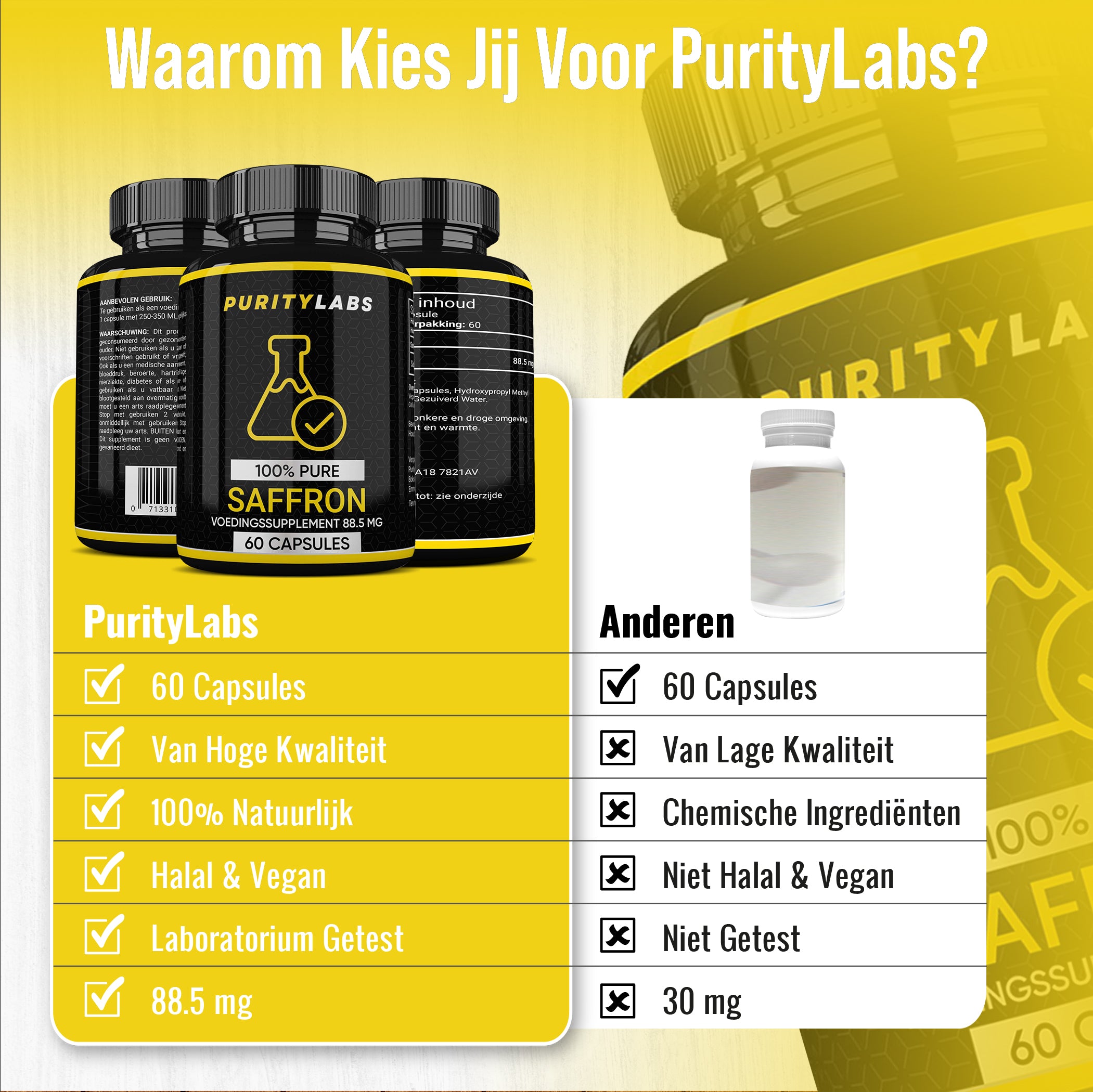 PurityLabs Saffraan - 2 Pack